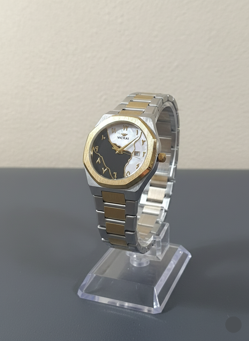 Vickai Two-Tone World Dial