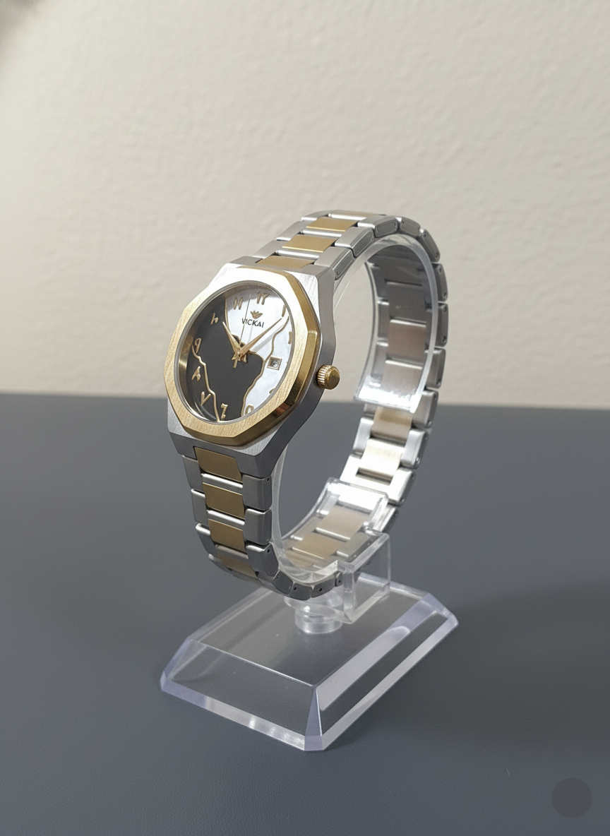 Vickai Two-Tone World Dial