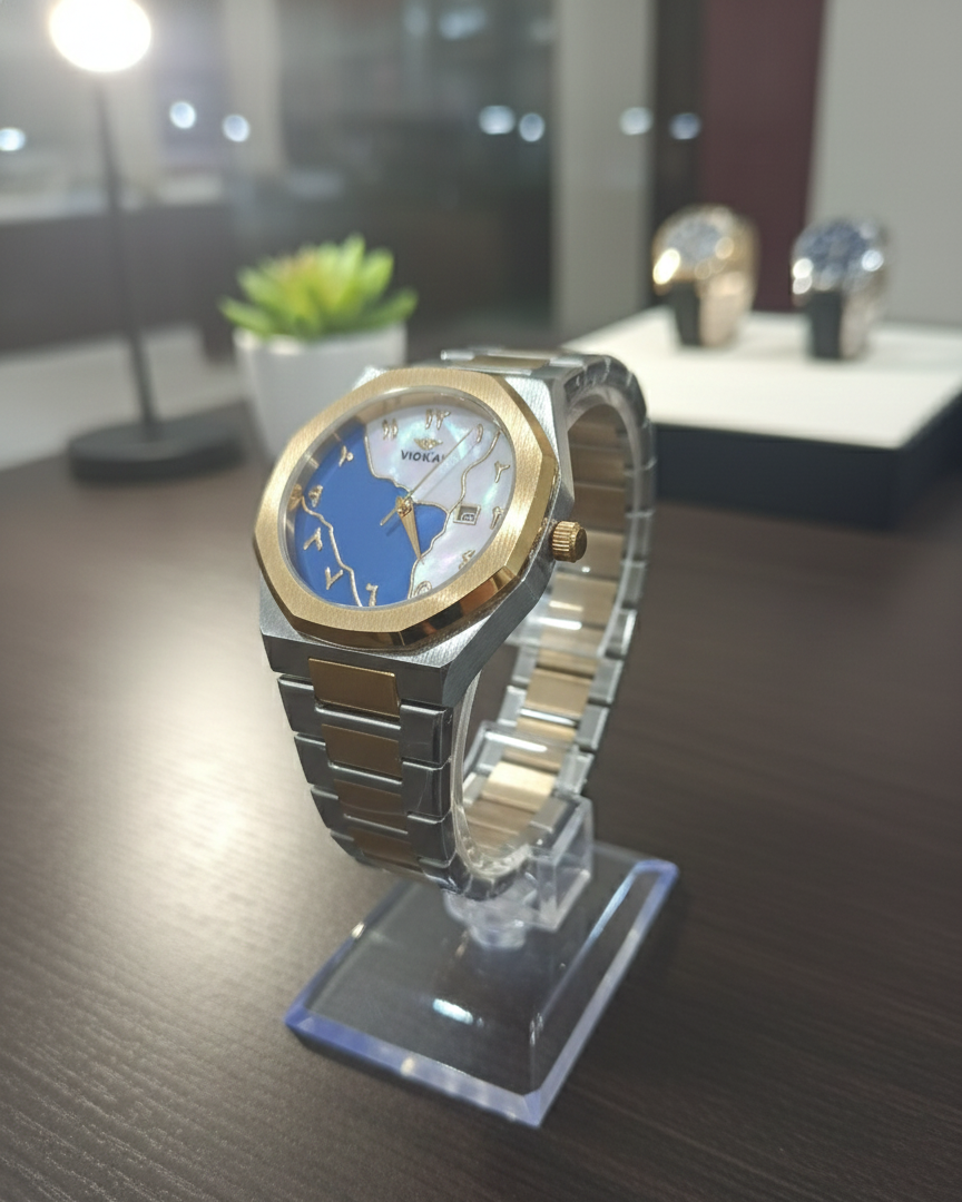 Vickai Two-Tone World Dial