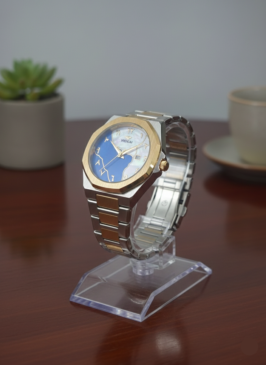 Vickai Two-Tone World Dial