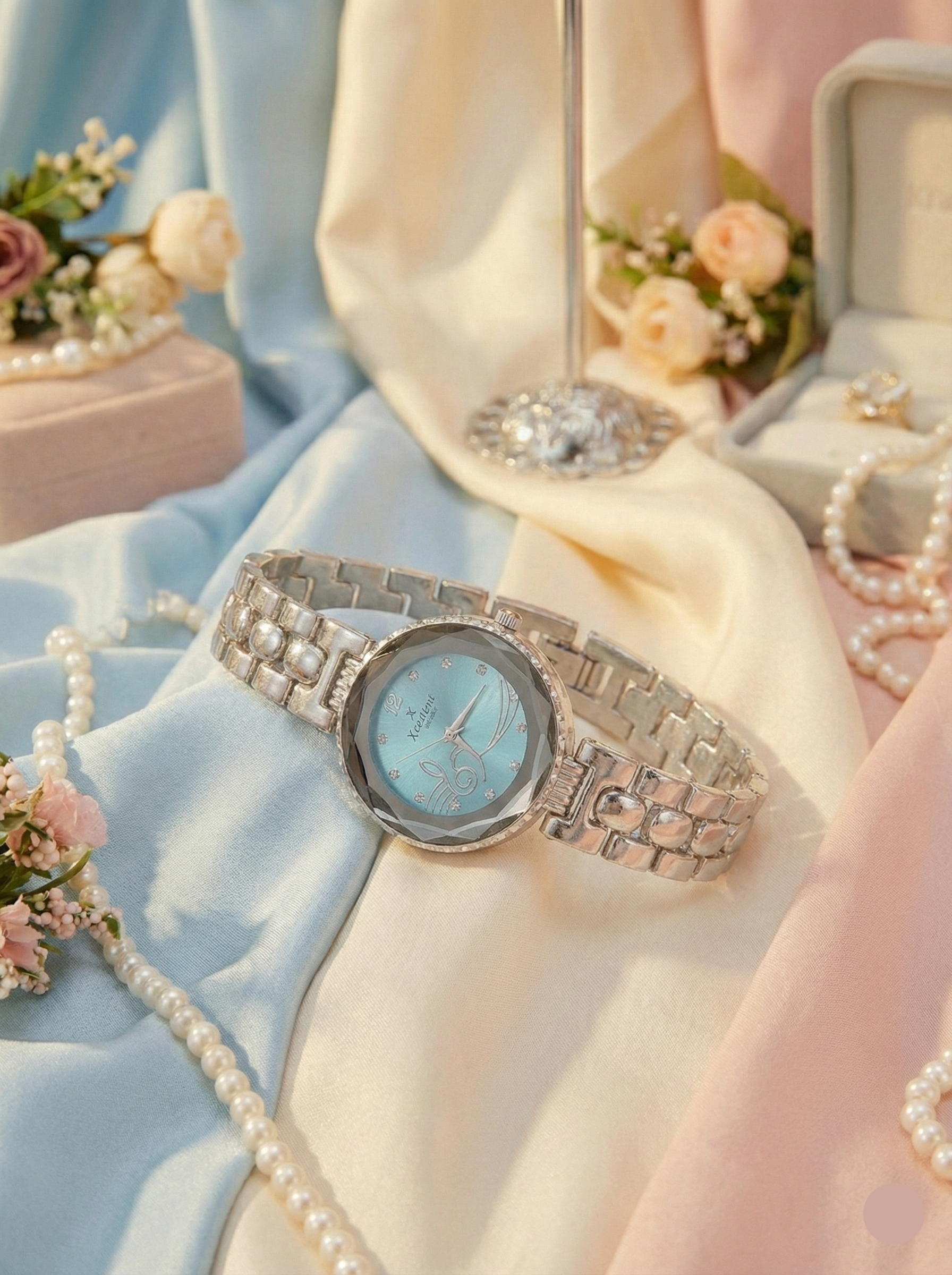 "Melody" Faceted Crystal Watch