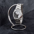 World Dial  Brushed Steel Finish