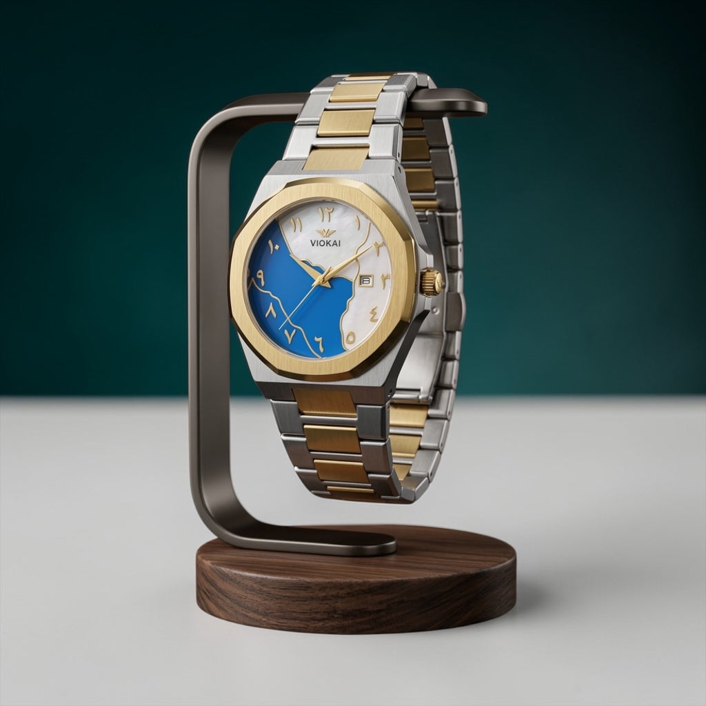 Vickai Two-Tone World Dial