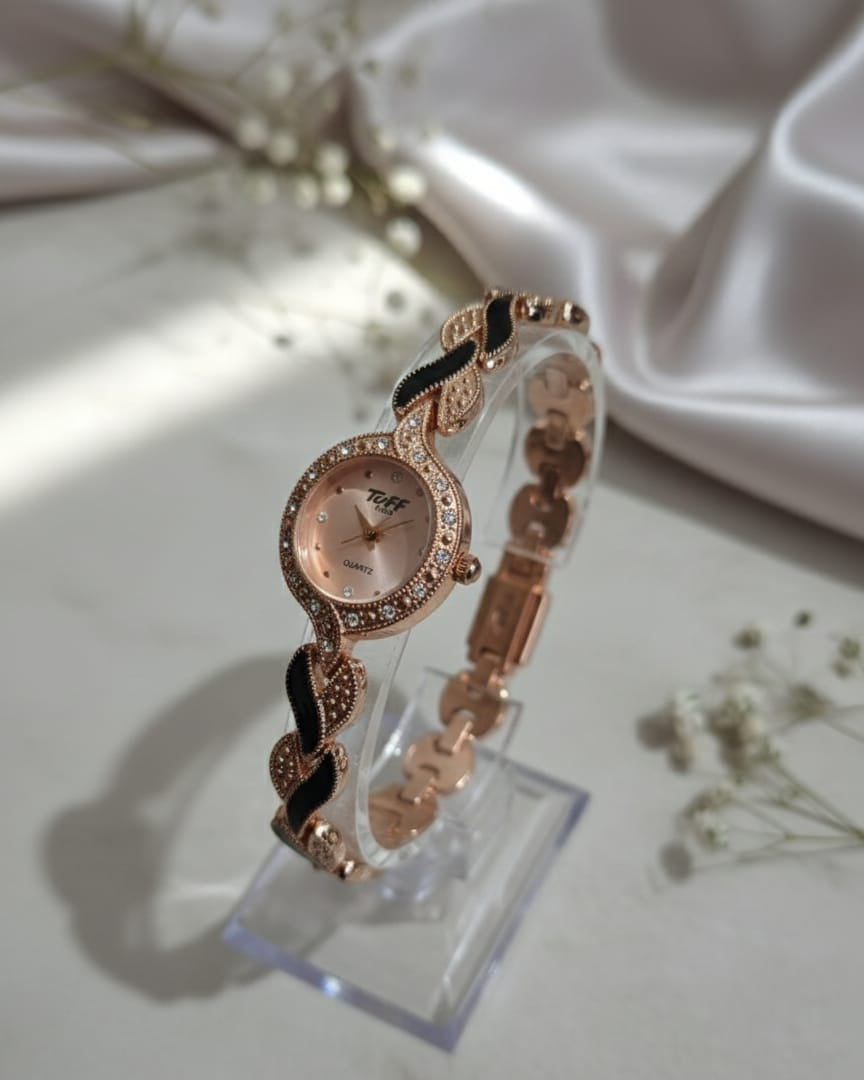 Gold &amp; Black Luxury Watch