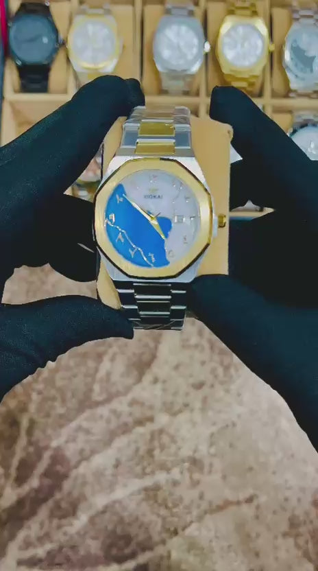 Vickai Two-Tone World Dial