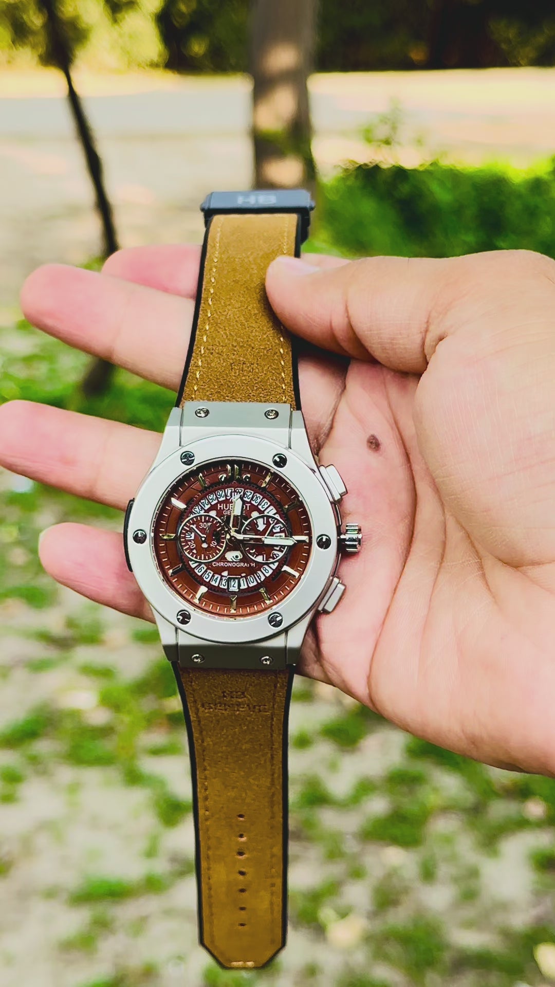 Bronzaro Heritage Chronograph – Leather Edition